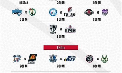 今天nba比赛赛程-今天nba比赛赛程表直播